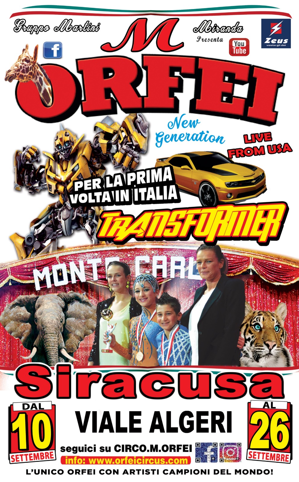 Read more about the article Il Grande Circo M. Orfei fa tappa a SIRACUSA